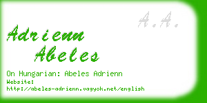 adrienn abeles business card